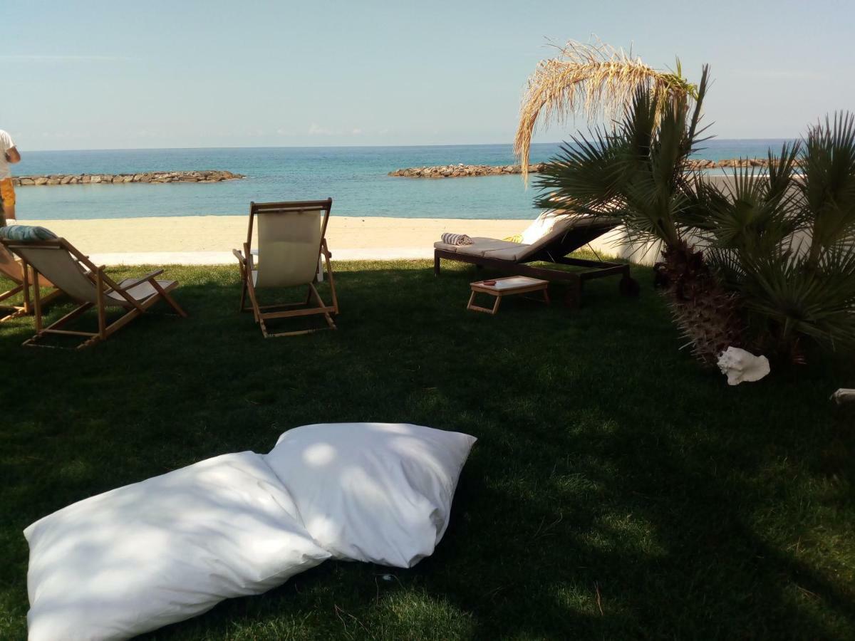 Villa A Diamante Sulla Spiaggia Belvedere Marittimo Exteriér fotografie